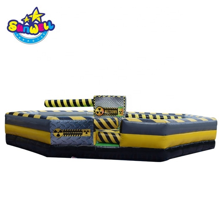 Attractive obstacle course games inflatable wipeout inflatable Ultimate Wipeout for sale