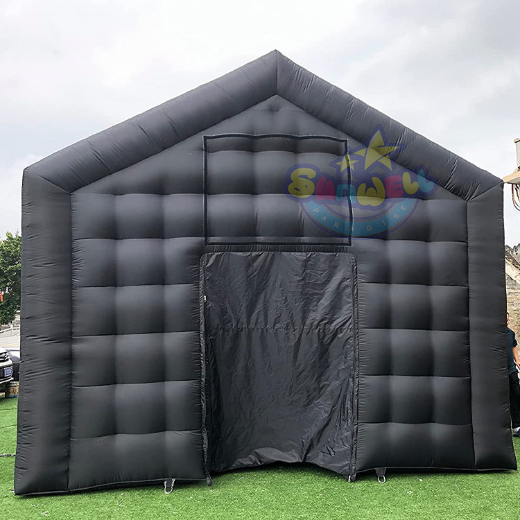 Event party tent inflatable nightclub ,inflatable tent with led light Inflatables cube tent for decoration