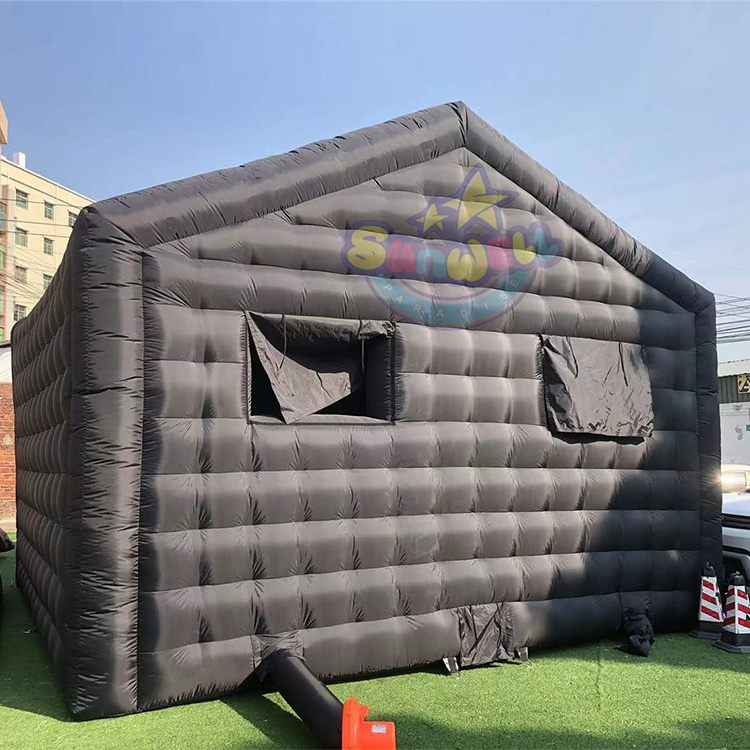 Event party tent inflatable nightclub ,inflatable tent with led light Inflatables cube tent for decoration