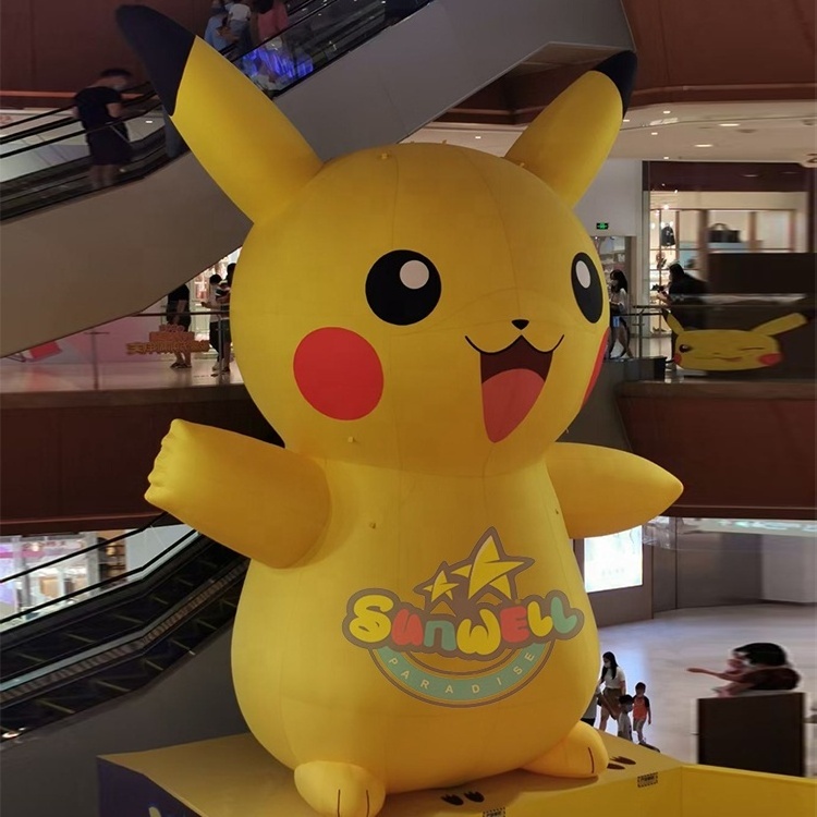 Hot sale inflatable pikachu, inflatable pikachu mascot costume,inflatable pokemon for advertising