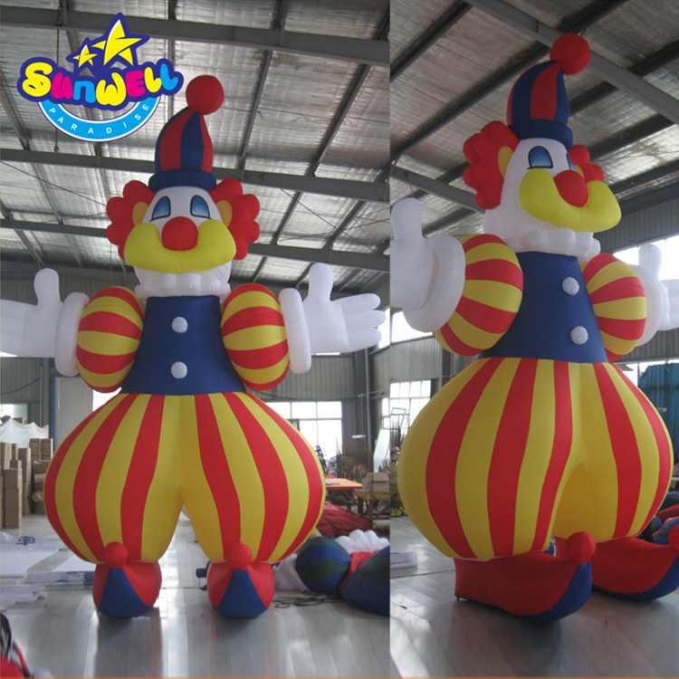 Inflatable walking clown for advertising,inflatable clown mascot,inflatable replica clown