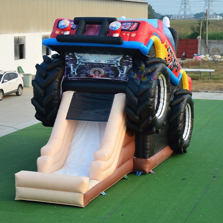 Customized inflatable Grave digger monster truck bounce house jumping bouncy castle