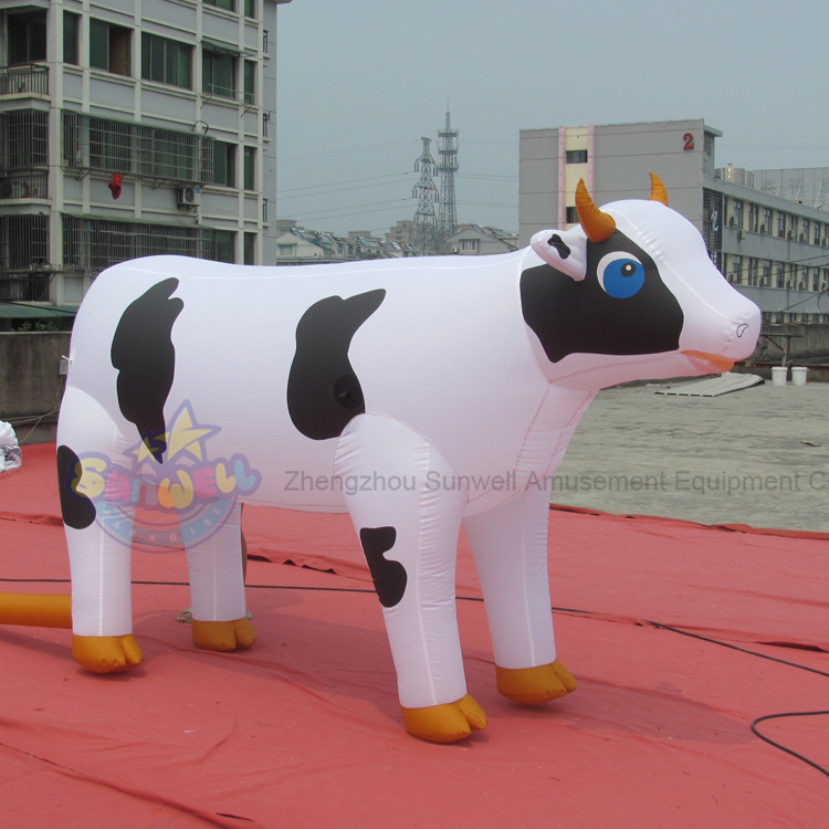 2023 new advertising inflatable cow, giant inflatable cow, inflatable milk cow