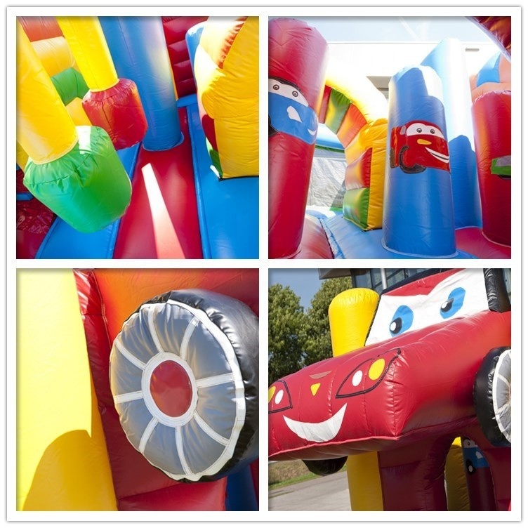 Inflatable Racing Car Bounce House,Race Car Inflatable Playing Bouncer Jumping Castle,Car Theme Inflatable Castle