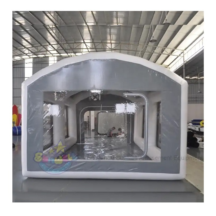 Outdoor waterproof car Paint workshop tent Customized Portable Inflatable Spray Booth