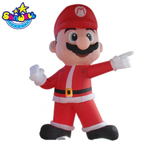 Christmas decoration inflatable super mario santa, Christmas Mario inflatable cartoon,inflatable super mario