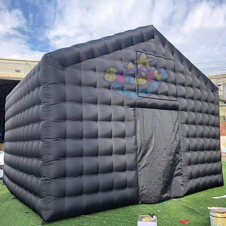 Event party tent inflatable nightclub ,inflatable tent with led light Inflatables cube tent for decoration