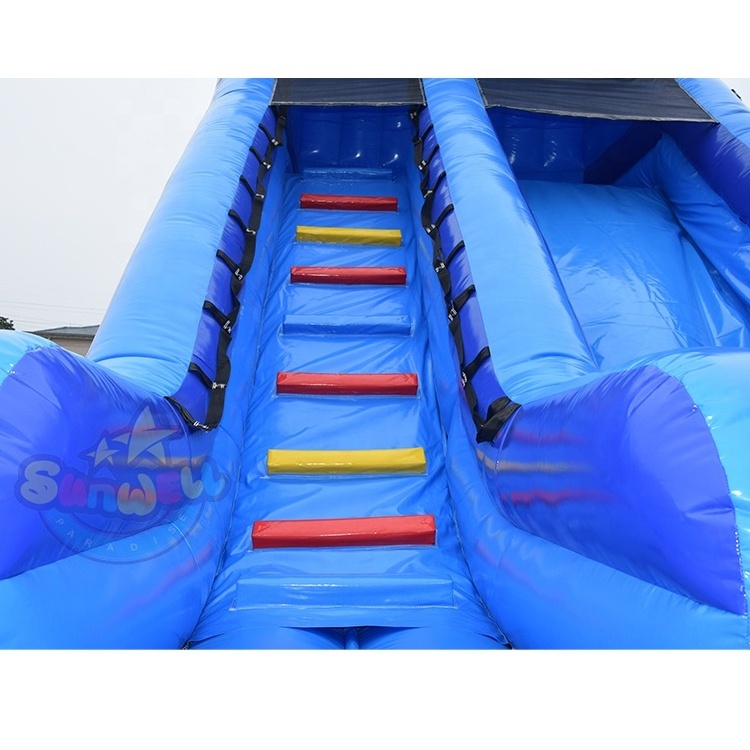 Commercial Palm tree inflatable water toboggan inflatable jungle water slide inflatable toboggan slide for sale