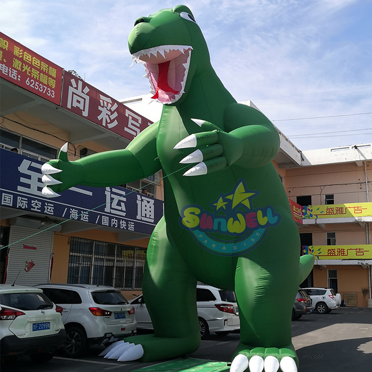 Outdoor decoration Giant inflatable godzilla  inflatable dinosaur model for advertising