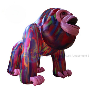 Giant inflatable gorilla mascot figure Inflatable Gorilla Balloon Simulation Animal Model