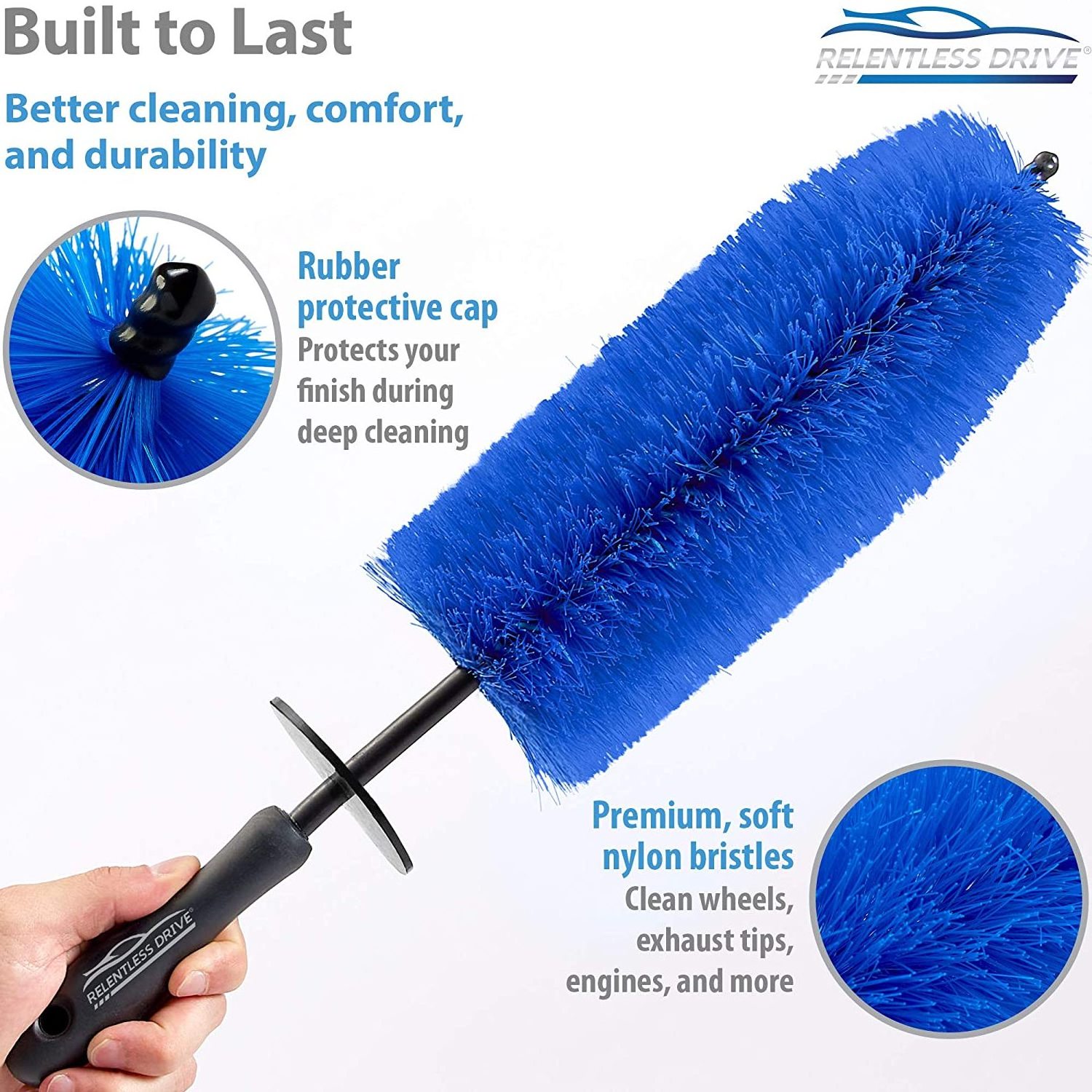 Soft Car Detailing Wheel Brush Washing Products For Car Wash Care Rim Tire Wheel Hub Tyre Cleaner