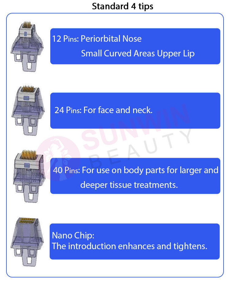 SUNWIN Morpheus 8 Wrinkle Remover Fine Lines Morpheus8 Fractional RF Skin Tightening Fat Burning Machine For Face And Body