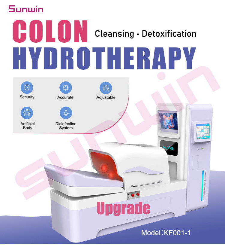 Visual Operation Home Colon Hydrotherapy Equipment Intestine Cleansing Machine Colonic Irrigation Hydrotherapy Bed