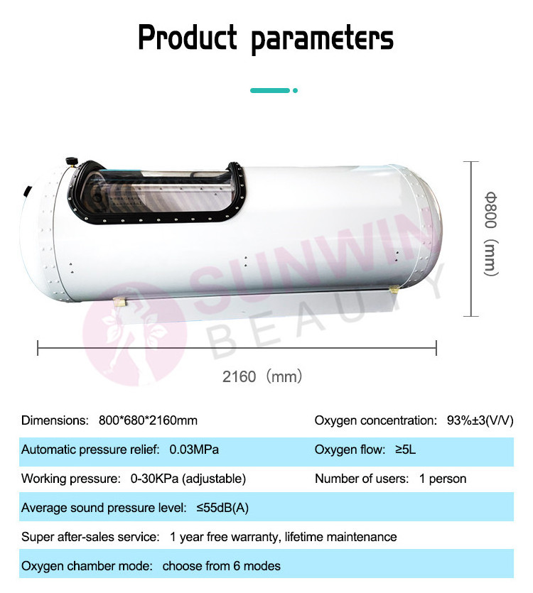 Hyperbaric-Oxygen-Chamber Camara Hiperbaricas Portable Hbot Hyperbaric Chamber Soft 1.5 2 Ata Hyperbaric Oxigen Chamber