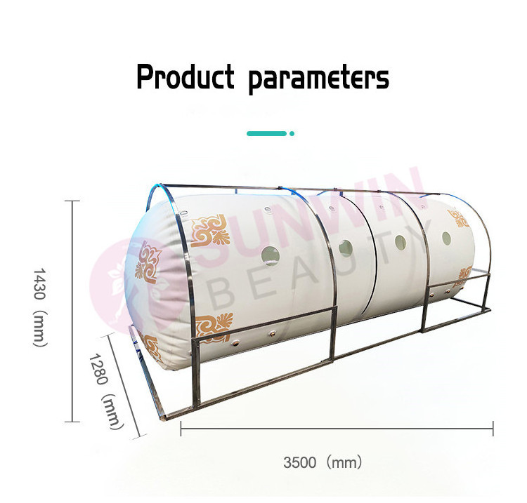 High Quality Oxygen Chamber Camara Hiperbaricas Improve Blood Circulation 1.5 Ata Hyperbaric Oxygenation Chamber