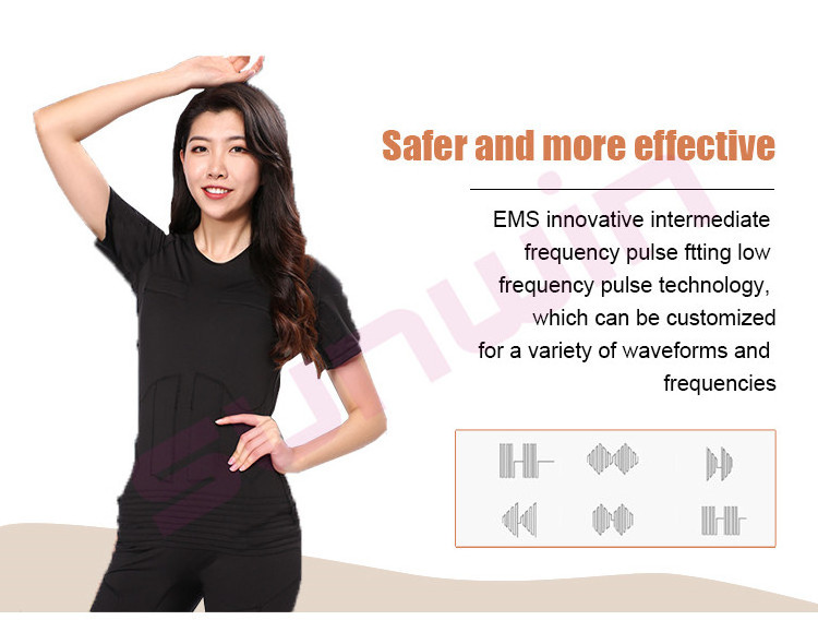 Professional Silicon Electrodes Ems Training Suit Muscle Stimulation Wear Ems Electrical Pulse Training Suit For Personal