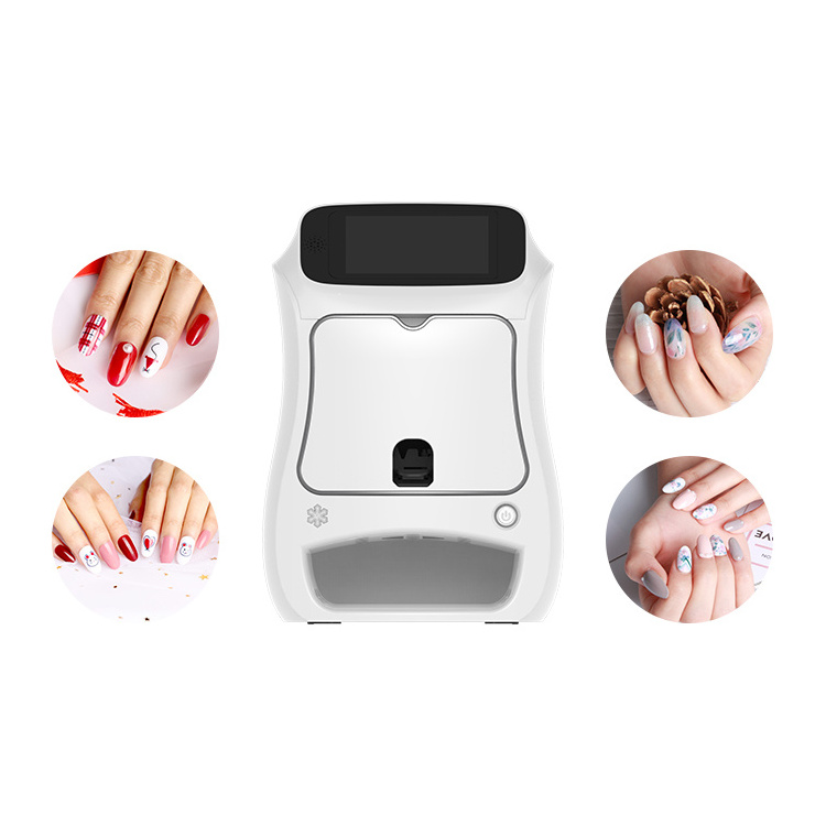 Digital Nail Printer Machine Ink Cartridge Sticker Nail Art Printing 3d Automatic Nail Color Polish Diy Printer Machine