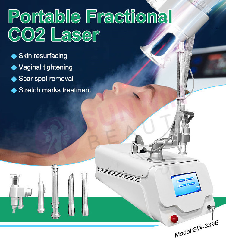 Medical Ce Co2 Fractional Laser Skin Rejuvenvation Co2 Surgical Laser Warts Remover Mole Removal Laser Fractional Machine