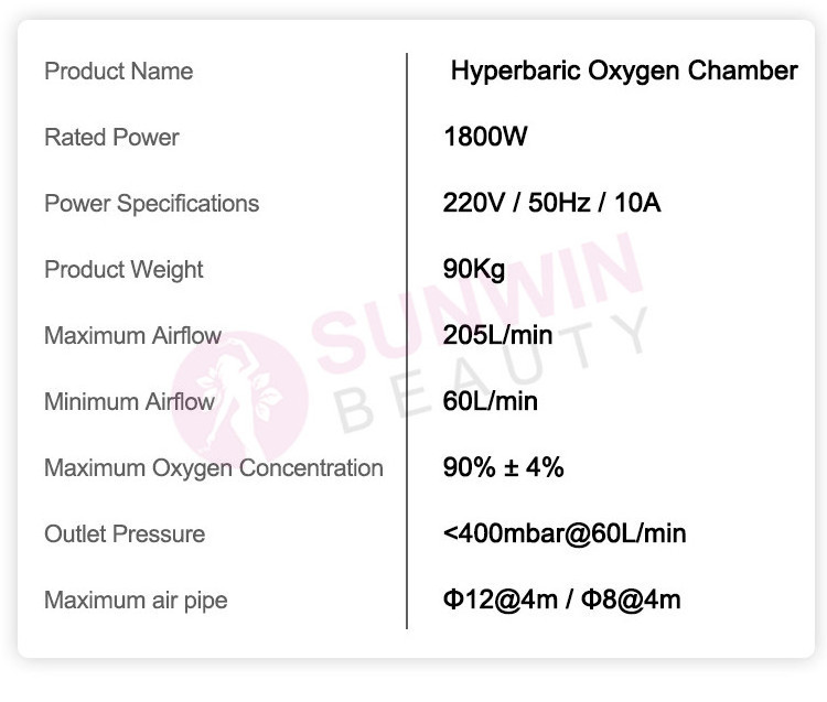 Hyperbaric-Oxygen-Chamber Camara Sitting Hiperbaricas Portable Hbot Hyperbaric Chamber Soft 1.5 Ata Hyperbaric Oxigen Chamber