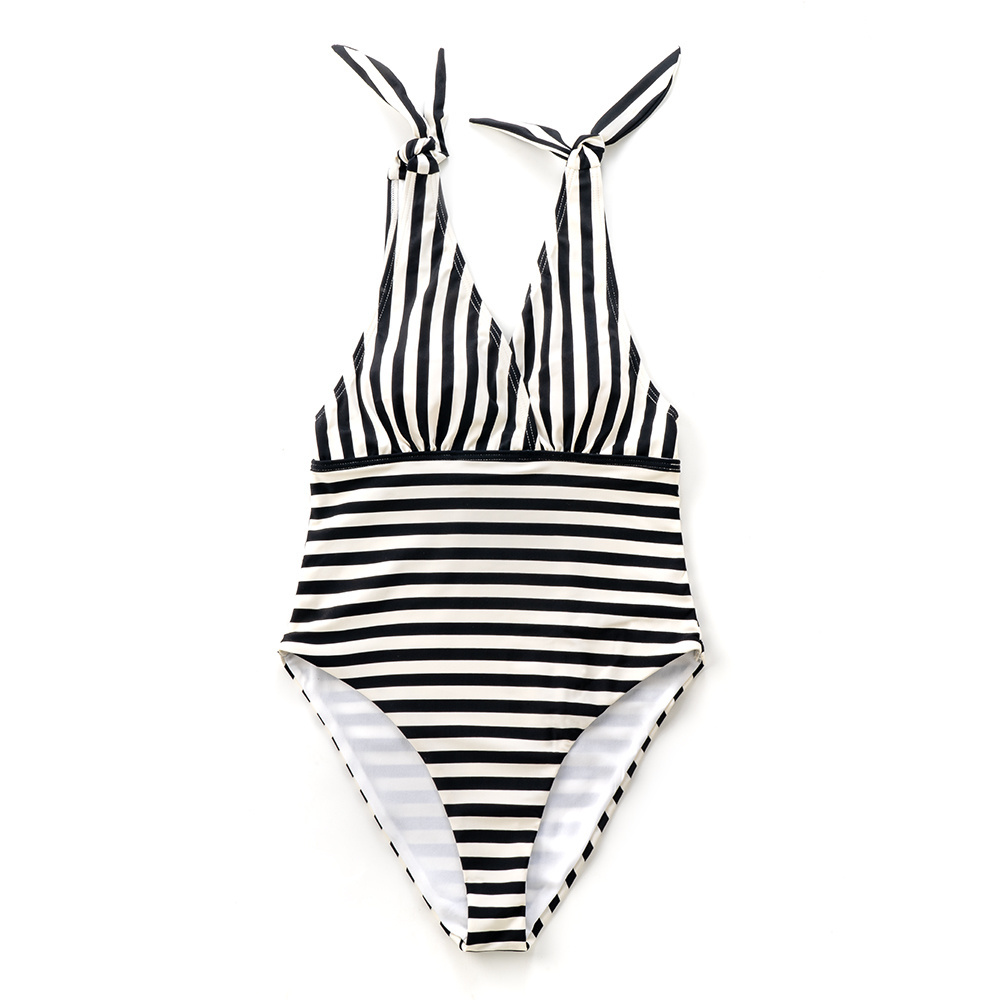 China Wholesale Sexy Ladies Micro Striped Thong Mujeres Sexis En Bandeau Bikini Swimwear Beachwear 2023