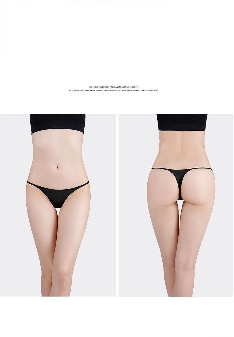 New Arrival Women seamless panties underwear Solid color briefs Comfortable and breathable low waist thongs G-string panties