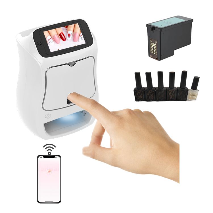 Portable Automatic Manicure DIY Nail Art Printer 3D Digital Nails painting Price Nail Sticker Print Machine