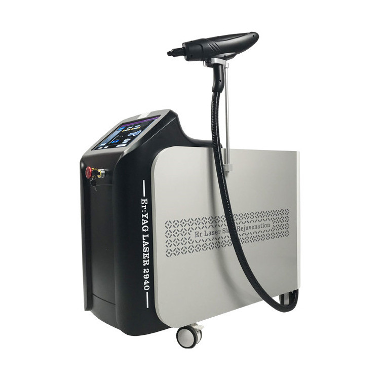 Er Yag Laser 2940 nm Skin Resurfacing Pigment Removal Scar Removal Wart Erbium 2940nm Co2 Fractional Face Lifting Machine