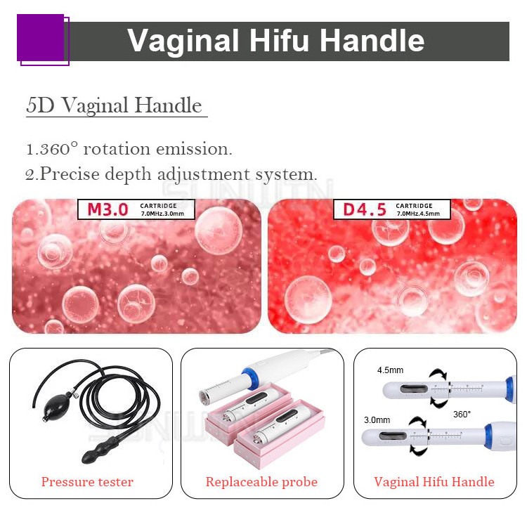 4in1 4d 3d hifu  slimming hifu vaginal tightening machine for weight loss eyelid lift upper lips lift with 9 cartridges