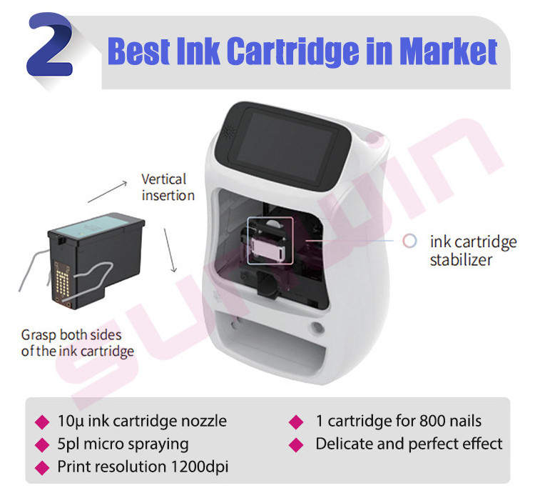 Portable Automatic Manicure DIY Nail Art Printer 3D Digital Nails painting Price Nail Sticker Print Machine