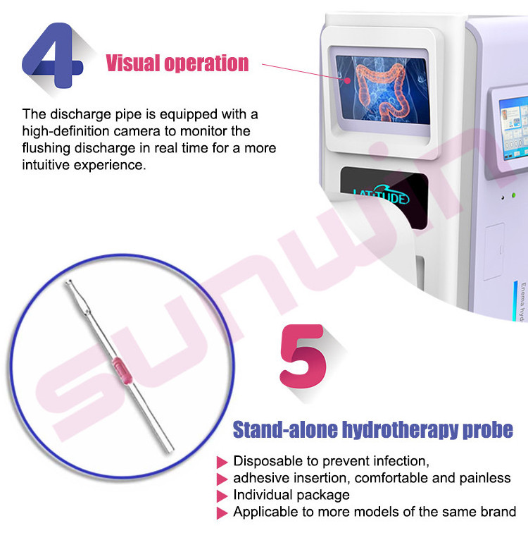 Clinic Portable Colon Hydrotherapy Instrument Hydrotherapie Hidroterapia De Colon Machine Colonic Cleansing Hydrotherapy Bed