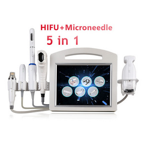 4in1 4d 3d hifu  slimming hifu vaginal tightening machine for weight loss eyelid lift upper lips lift with 9 cartridges