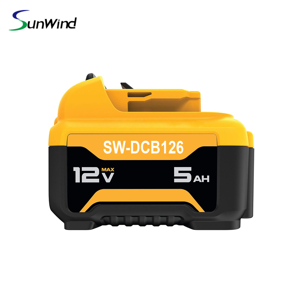 12Ah 5V Lithium Battery For Dewalt Cordless Power Tools Replacement for DCB126 DCB126-XJ