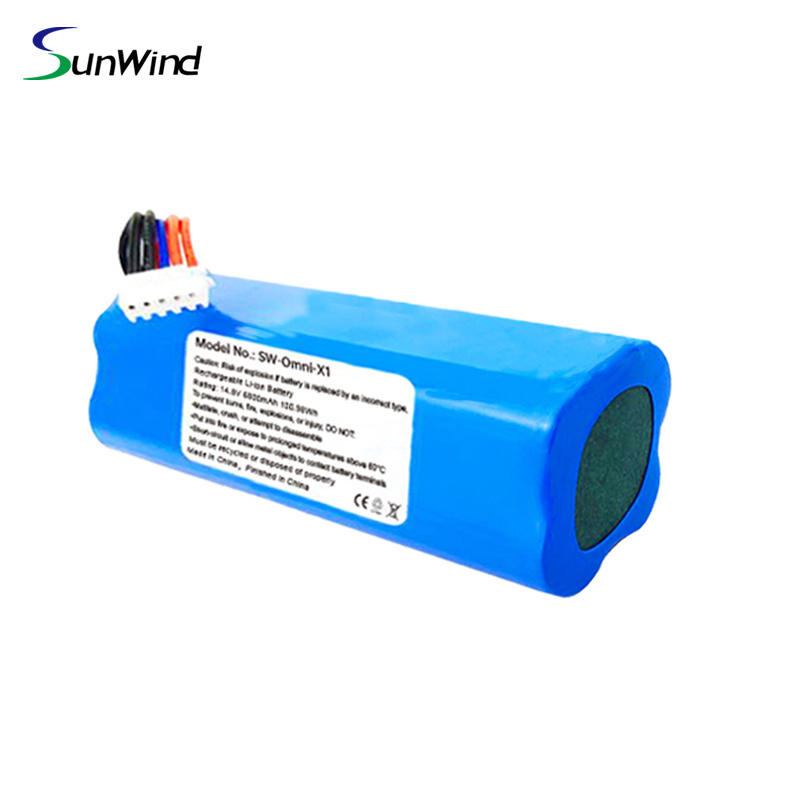 Vacuun Cleaner Battery for Ecovacs Deebot Omni X1 Battery 14.8V 6800mAh S10-Li-144-5200 Sweeper Robot Battery