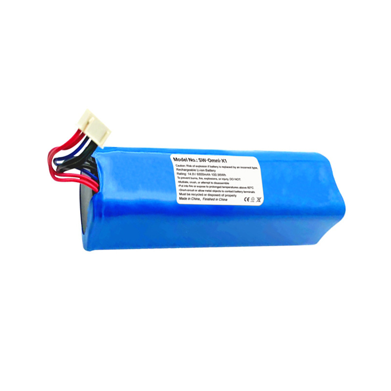 Vacuun Cleaner Battery for Ecovacs Deebot Omni X1 Battery 14.8V 6800mAh S10-Li-144-5200 Sweeper Robot Battery