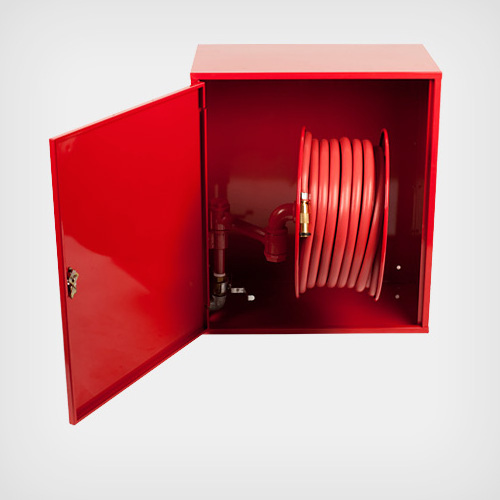 Fire Fighting Cabinet Wall mounted metal powder coated red Fire Hose Reel Cabinets,reel protection Fire Hydraulic Hose Reel Rack