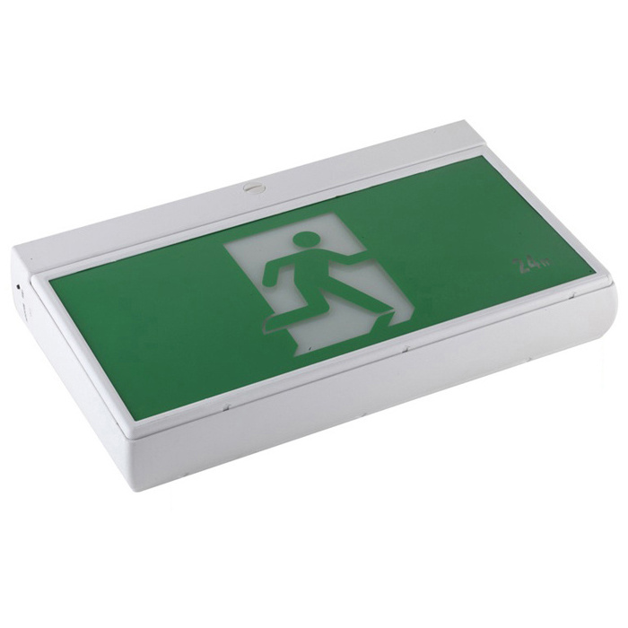 emergency light manufacturers for Europe australia exit sign light clevertronics recessed exit sign