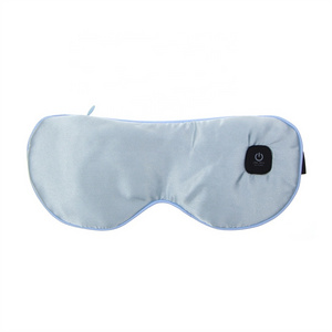 Portable heated silk USB electric heat eye mask for Warm Eye Compression