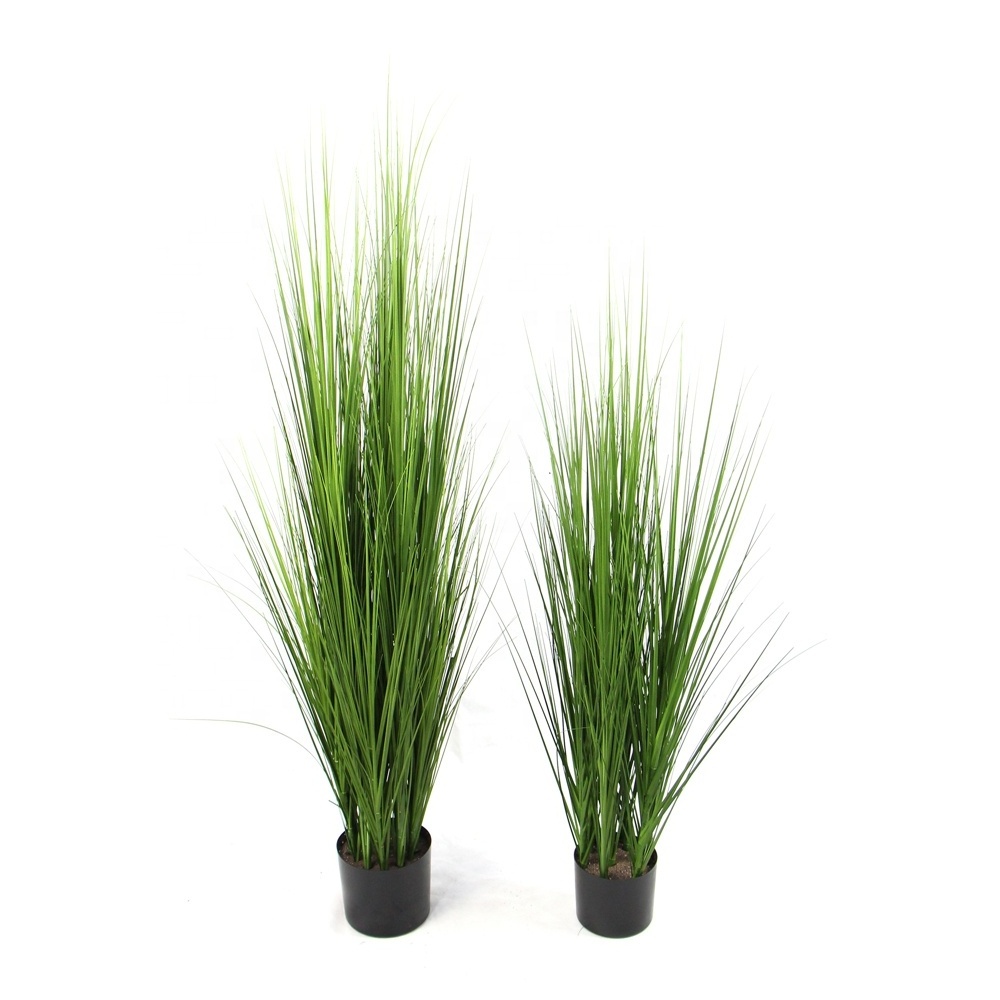 Tall green indoor plants artificial palm trees plastic for outdoor topiary