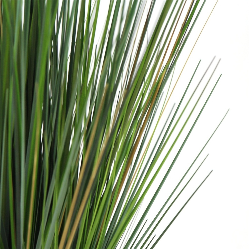 Indoor decorative 60cm artificial plastic reed plant onion grass with potted