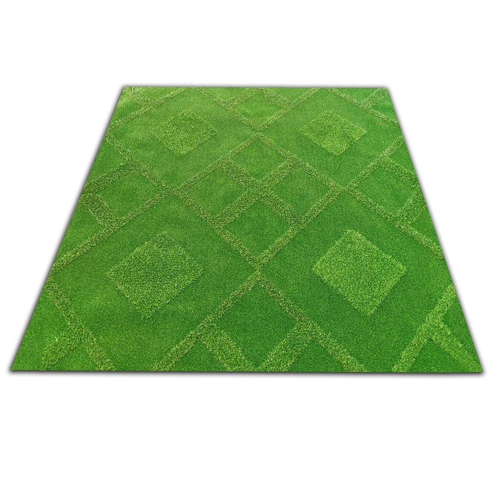 China new design 3D pattern artificial grass for wall decoration