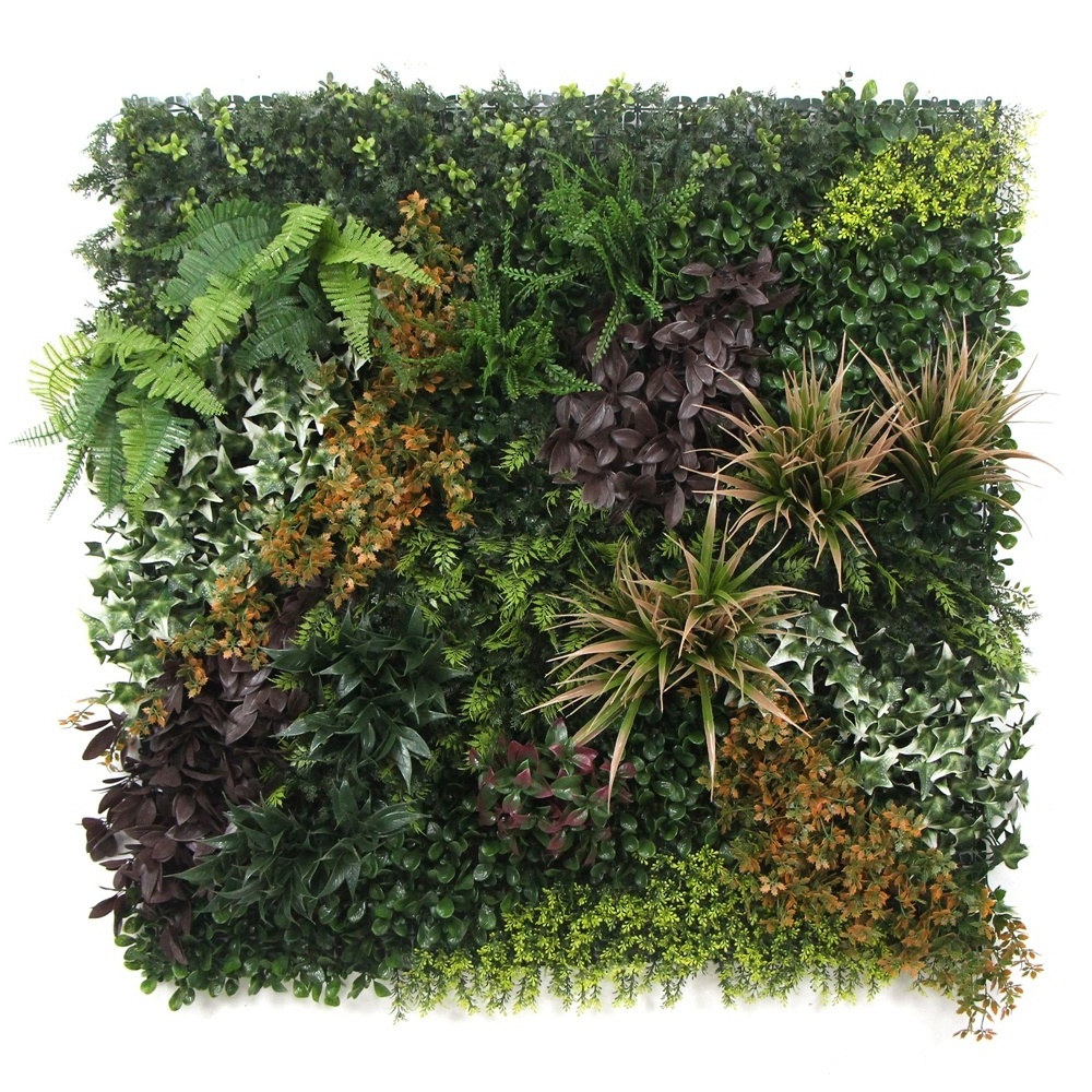 100*100CM artificial boxwood hedge green wall panels for outdoor