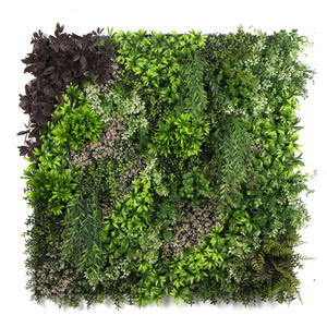 3d green artificial plants wall boxwood hedge panel For Indoor Outdoor Decoration