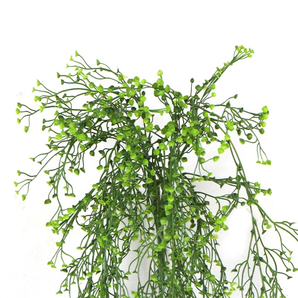 90cm UV proof greenery plastic artificial branches leaves hanging plant for indoor ceiling decoration