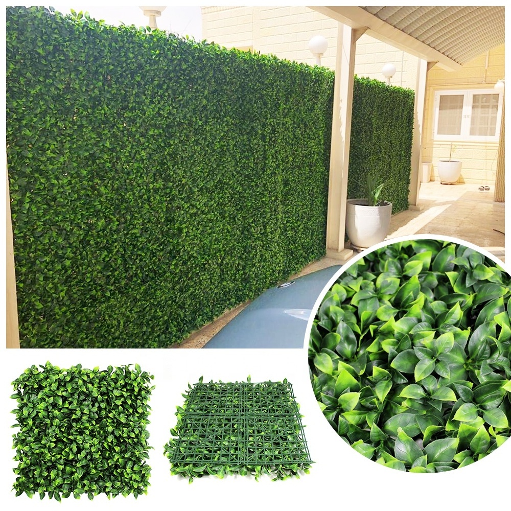 Uland artificial ivy privacy fence screen panels hedge backdrop grass wall