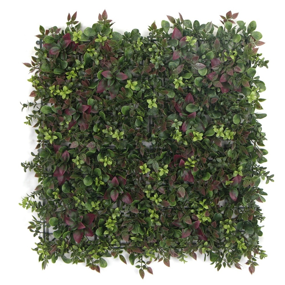 Uland 50*50cm boxwood panels hedge artificial plant grass for backdrop wall