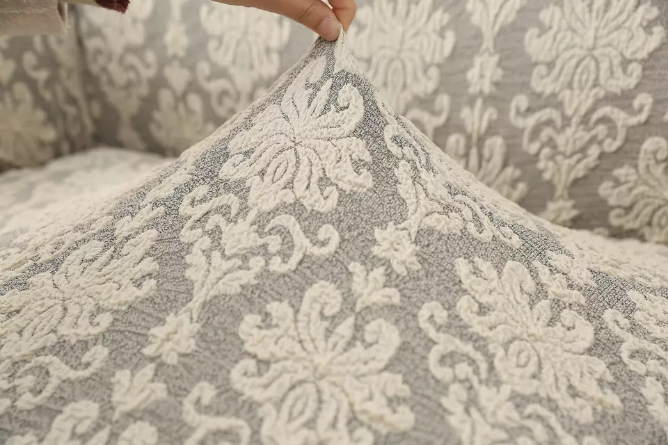 SUNWIN Factory Manufacturer Sofa Couch Slipcover Luxury Jacquard Custom Design Sofa Cover