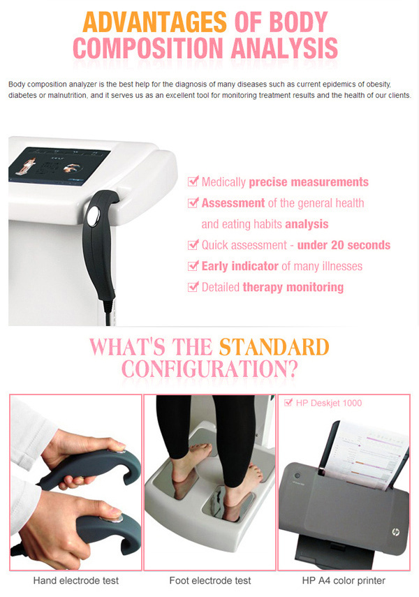 Multi-frequency 3D Full Body Fat Composition Analyzer Digital Body Weight Scales Health Machine Price