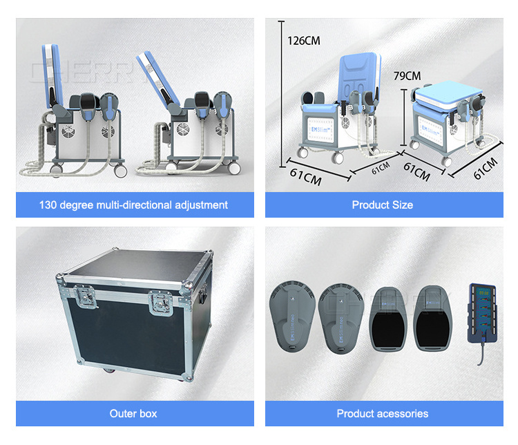 New HI-EMT RF Fat Dissolving Body Contouring Strengthening Muscles Promote Postpartum Repair Emslim Chair Equipment