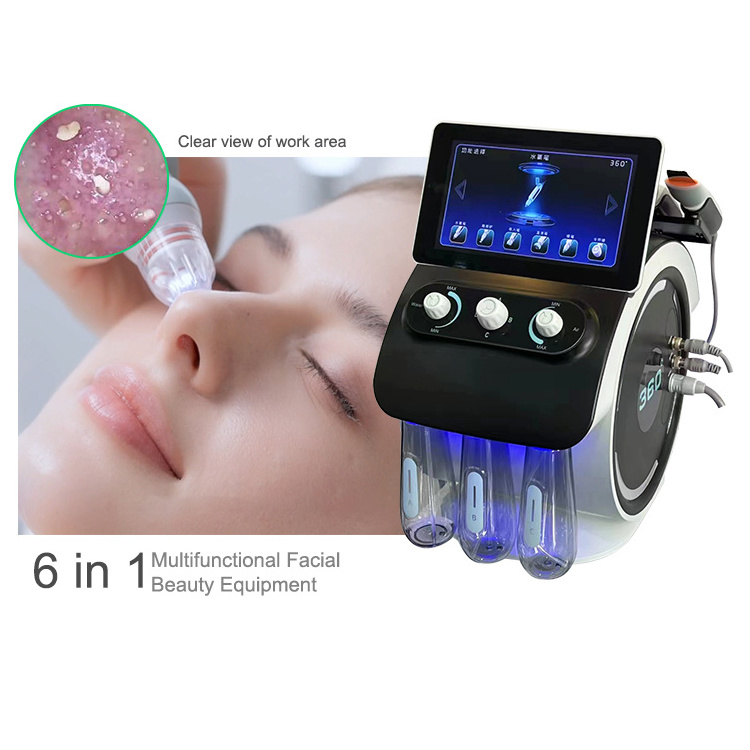 Multi-Functional Hydrodermabrasion Diamond Hydradermabrasion RF Ultrasound Deep Cleansing Machine For Skin Rejuvenation