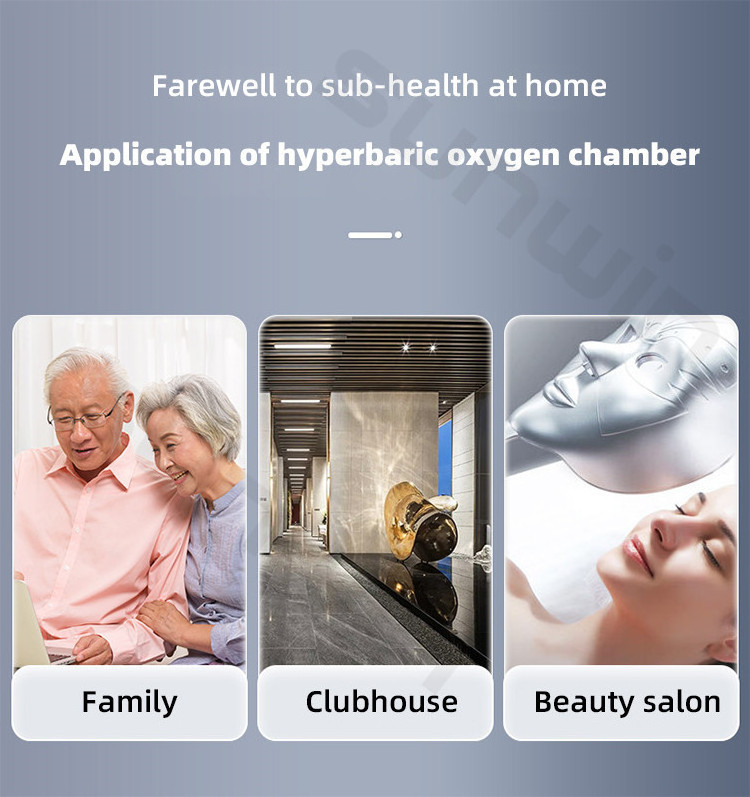 Hbot Soft Hyperbaric-Oxygen-Chamber Camara Hiperbaricas Portable Hyperbaric Oxygenation Chamber 1.5 Ata Hyperbaric Chamber